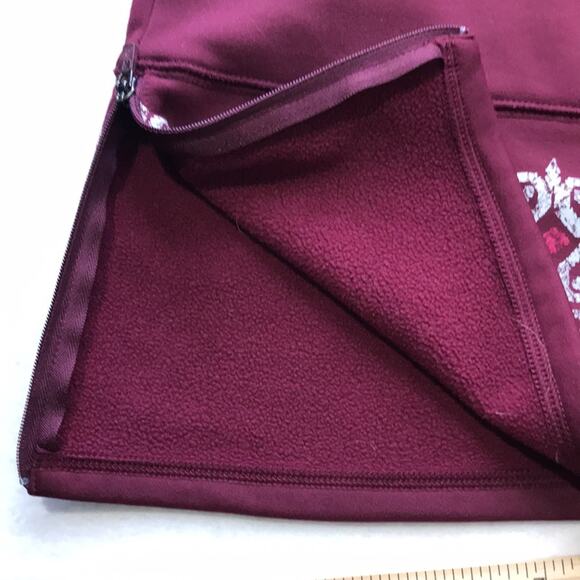 Athleta hot when you’re not cranberry red tank dress fleece lined floral hem xxs - Picture 9 of 9